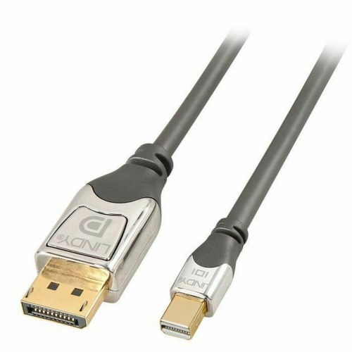 LINDY Mini DisplayPort til DisplayPort kabeladapter, grå - 50 cm
