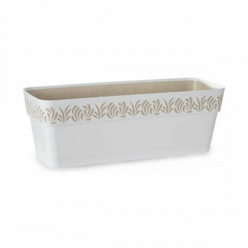 Stefanplast Gaia altankasse - hvid, 49,5 × 17 × 19 cm (12 stk.)