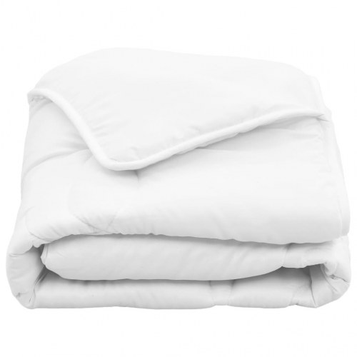 Sommerdynesæt til børn 2 dele 120 x 150 cm/40 x 60 cm hvid