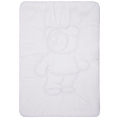 Dynesæt til børn 3 dele 100 x 135 cm/40 x 60 cm hvid