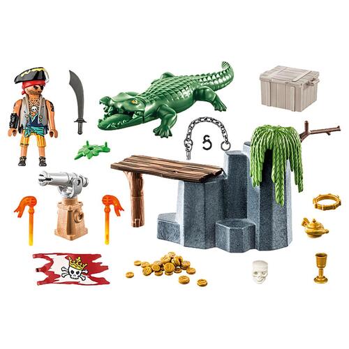 Playset Playmobil Krokodille Pirat 59 Dele