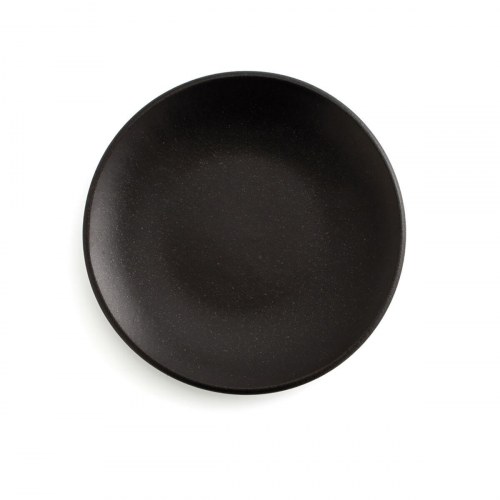 Anaflor middagstallerken i sort bagt ler Ø 29 cm - 8 stk.