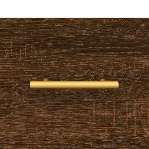 Skab 69,5x31x115 cm konstrueret træ brun sonoma-eg