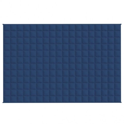 Tyngdetæppe 120×180 cm - 9 kg, blå mikrofiber