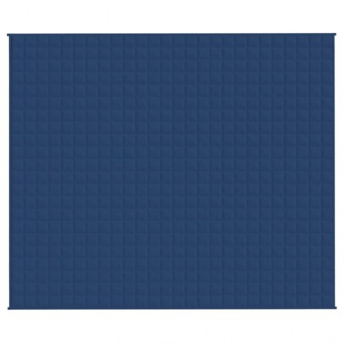 Tyngdetæppe 220×260 cm - 11 kg, blå stof