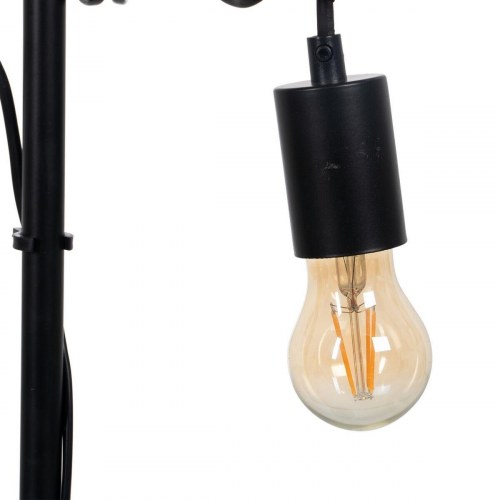 Bordlampe Sort Beige Træ Jern 220 -240 V 16 x 13 x 52 cm