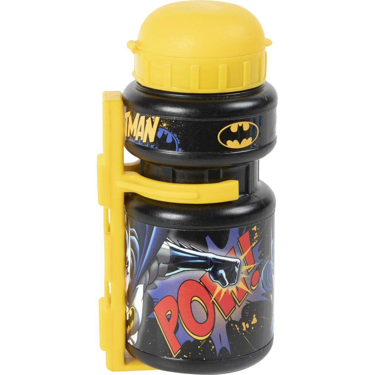 Batman børne-drikkedunk til cykel 350 ml - gul/sort