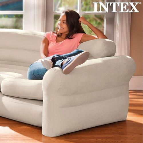 Oppustelig Sofa Intex hjørne 257 x 76 x 203 cm