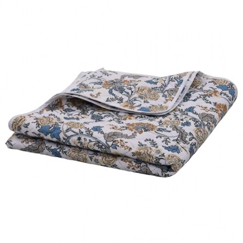 Vattæppe 230x260 cm vatteret stof flerfarvet