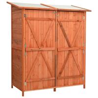 Redskabsskur til haven 136x75x160 cm massivt fyrretræ
