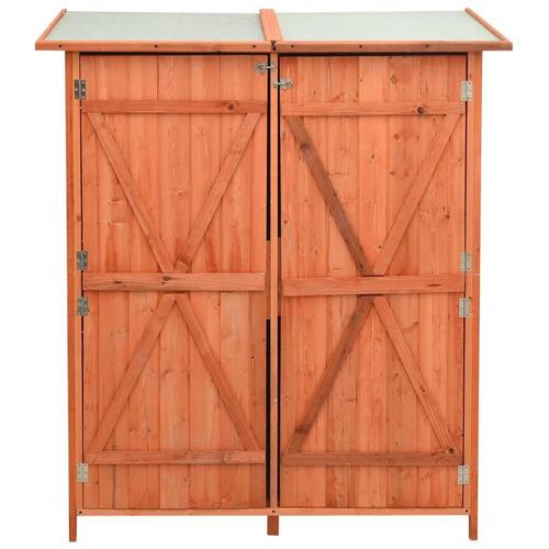 Redskabsskur til haven 136x75x160 cm massivt fyrretræ
