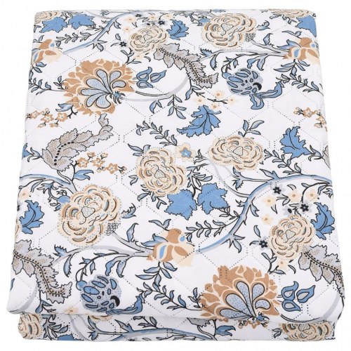 Vattæppe 230x260 cm vatteret stof flerfarvet