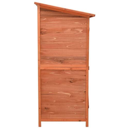 Redskabsskur til haven 136x75x160 cm massivt fyrretræ