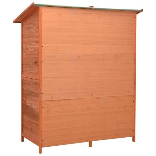 Redskabsskur til haven 136x75x160 cm massivt fyrretræ