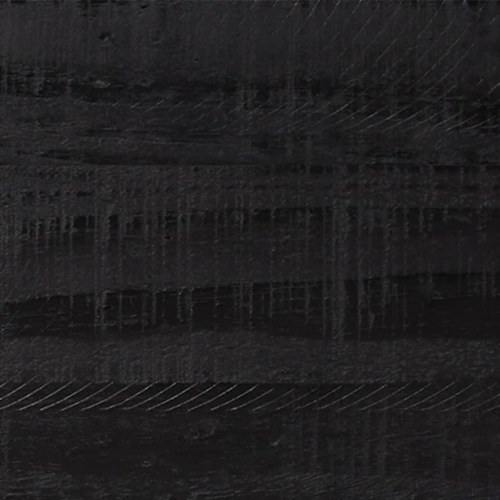 Skænk i massivt fyrretræ - sort, 110 × 35 × 70 cm