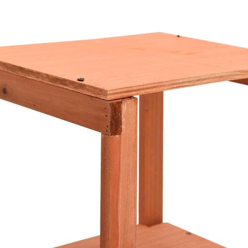 Redskabsskur til haven 136x75x160 cm massivt fyrretræ