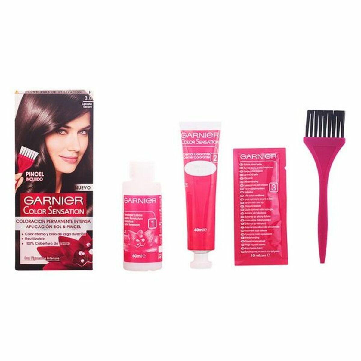 Permanent Farve Color Sensation Garnier Color Sensation Mørk Kastanje 110