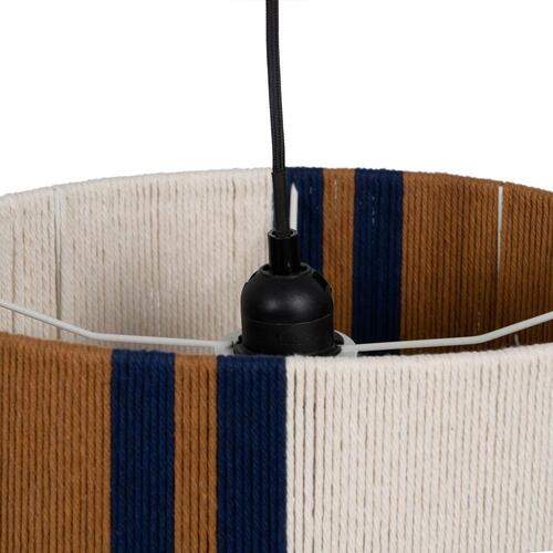 Loftslampe Papir Jern Striber 220-240 V 32,5 x 24,5 x 21 cm