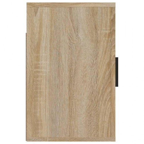 Væghængt sengebord 50x30x47 cm sonoma-eg