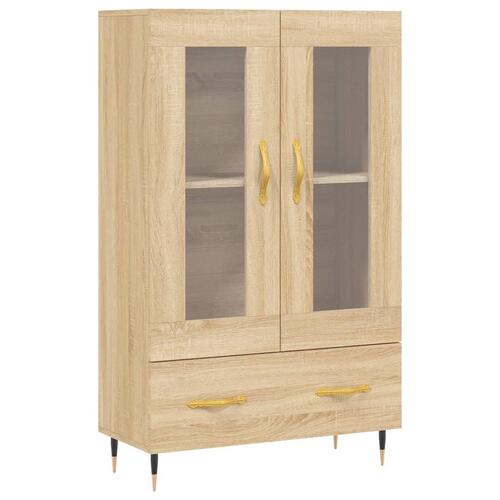 Skab 69,5x31x115 cm konstrueret træ sonoma-eg