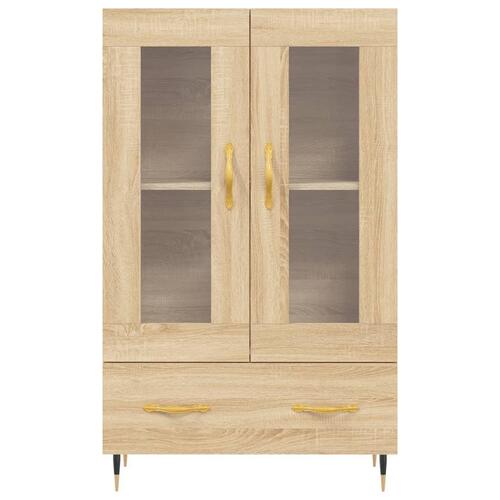 Skab 69,5x31x115 cm konstrueret træ sonoma-eg