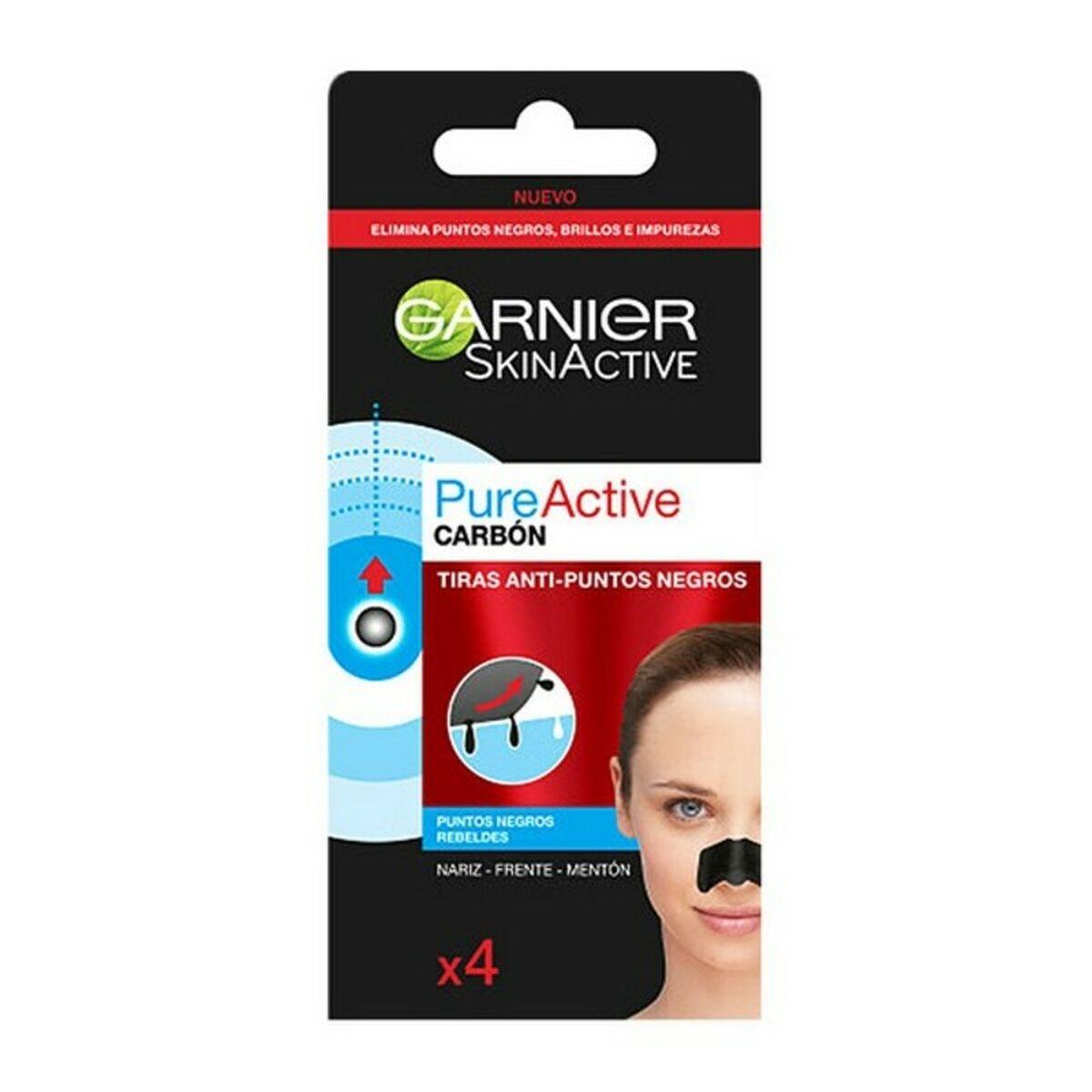 Garnier SkinActive Pure Active Carbon - porestrips mod hudorme, 4 stk. billede