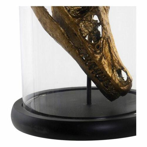 Dekorativ figur Sort Gylden Sommerfugle 17 x 17 x 26 cm