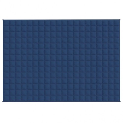 Tyngdetæppe 138×200 cm - 6 kg - blå mikrofiber
