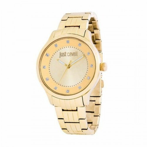 Just Cavalli dameur R7253127530 - guld, rustfrit stål, kvarts