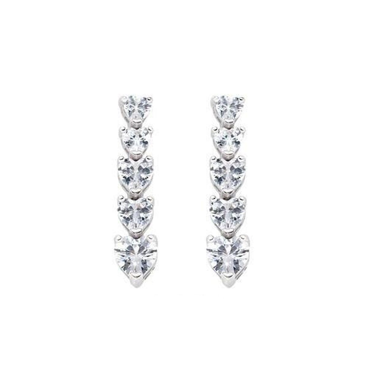 Amen øreringe til kvinder ORTNCUBB5 - elegante ørestikker med klare sten