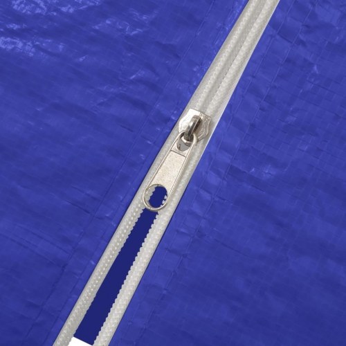 Havetelt med 6 vægge blå 2x2 m