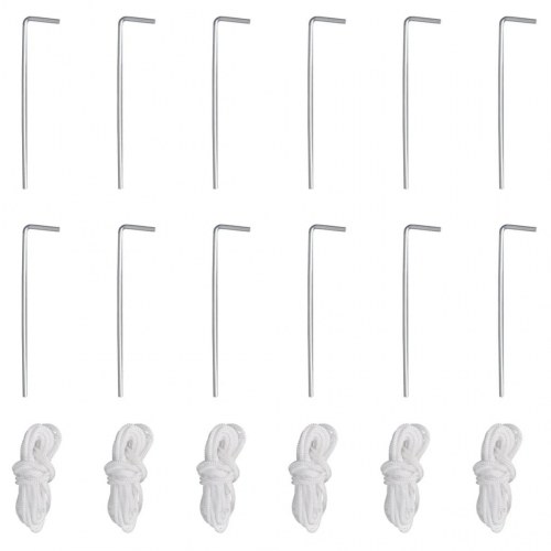 Havetelt med 6 vægge blå 2x2 m