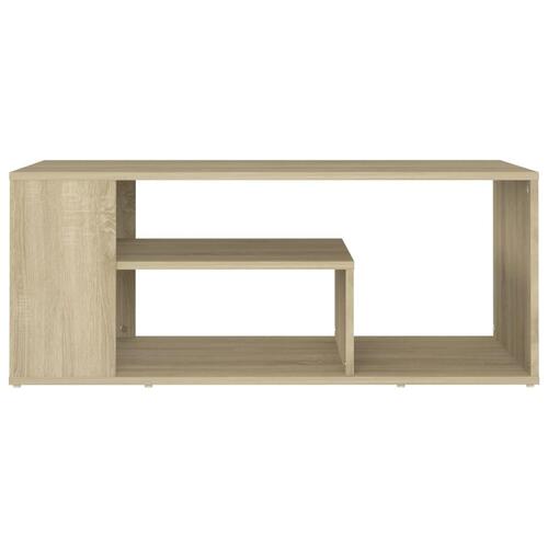 Sofabord 100x50x40 spånplade sonoma-eg