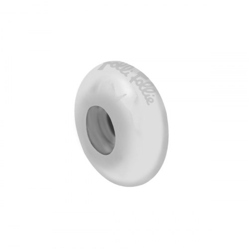 Perle/charms til kvinder - sølvfarvet, 1 cm