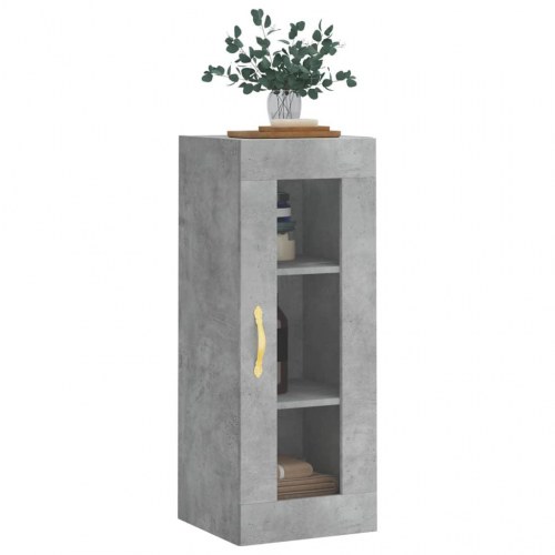 Vægskab 34,5x34x90 cm betongrå