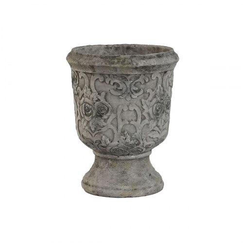 Urtepotte cement - hvid/grå 22 × 22 × 29 cm