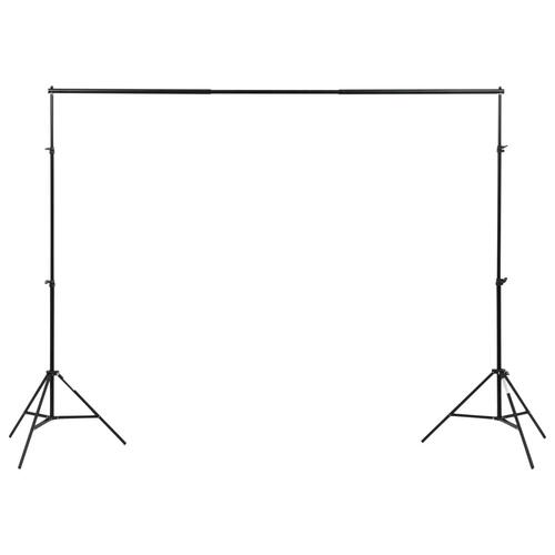Studieudstyr med softbox lamper og bagtæpper