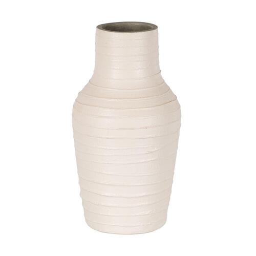 Vase Hvid Keramik 17 x 17 x 30 cm