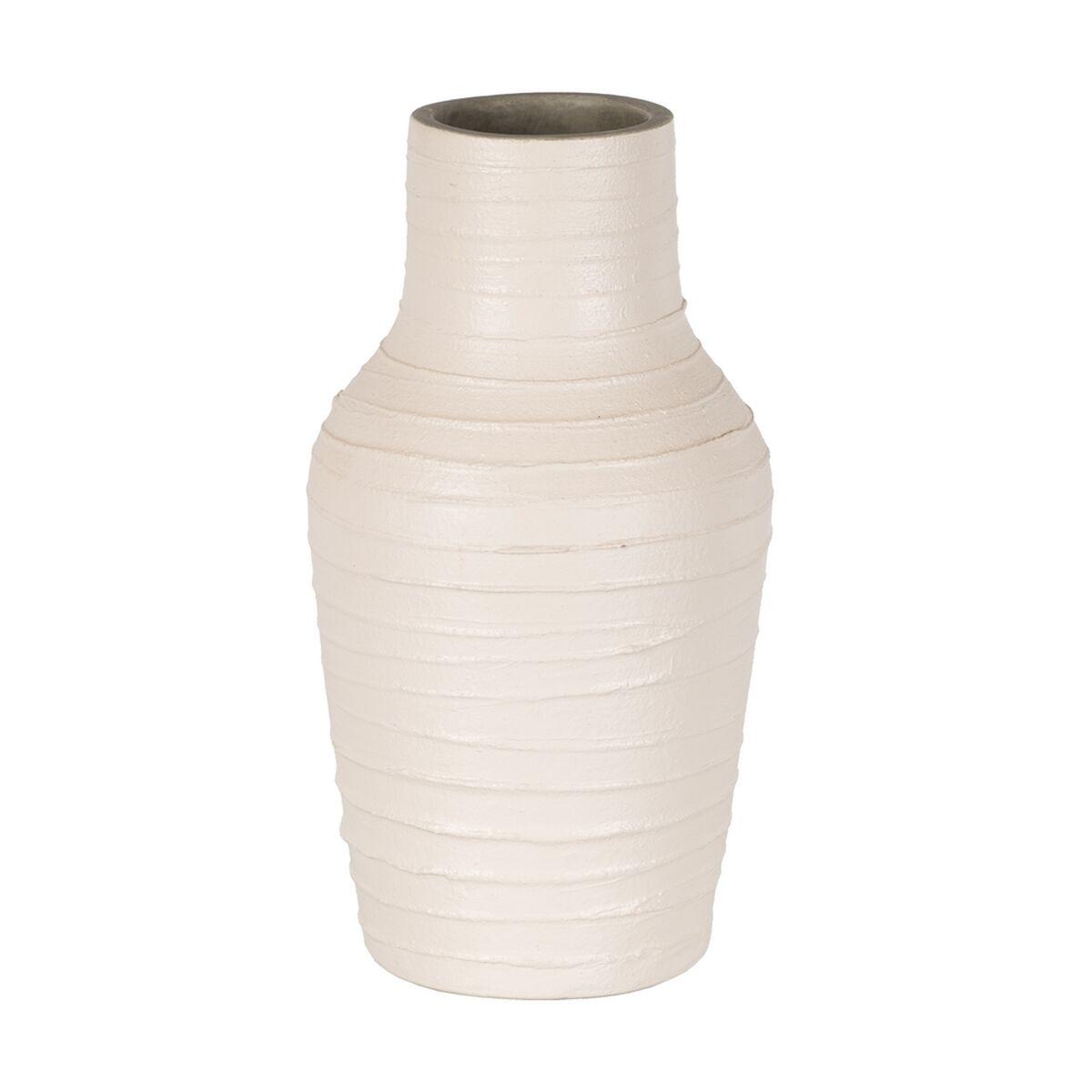 Vase Hvid Keramik 17 x 17 x 30 cm