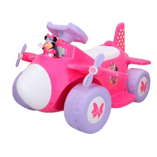 Minnie Mouse elbil til børn - Lille Fly 6 V, pink