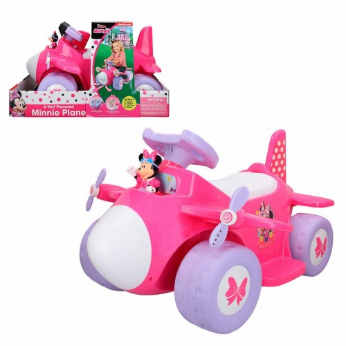 Minnie Mouse elbil til børn - Lille Fly 6 V, pink