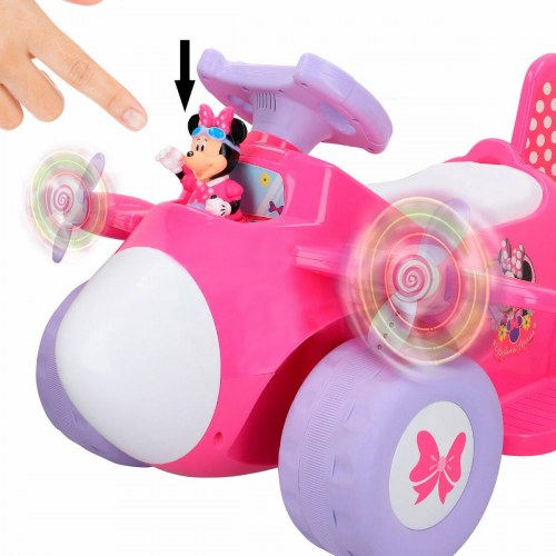 Minnie Mouse elbil til børn - Lille Fly 6 V, pink