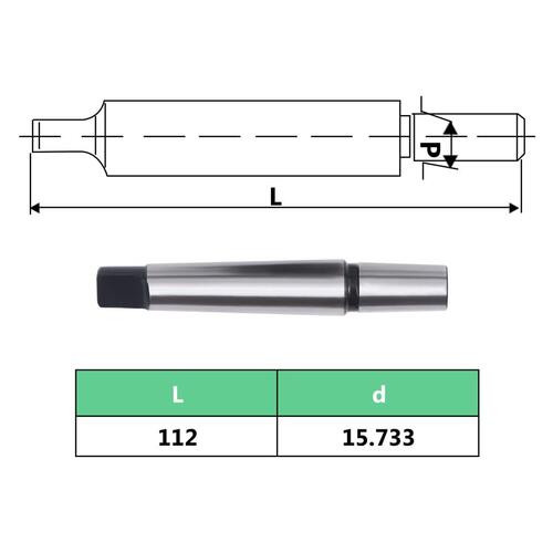 Borepatron m. quick release-funktion MT2-B16 13 mm spændeområde