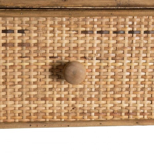 Skænk RATÁN Natur Spanskrør Gran Træ MDF 91 x 36 x 80 cm