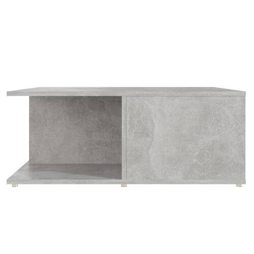 Sofabord 80x80x31 cm spånplade betongrå