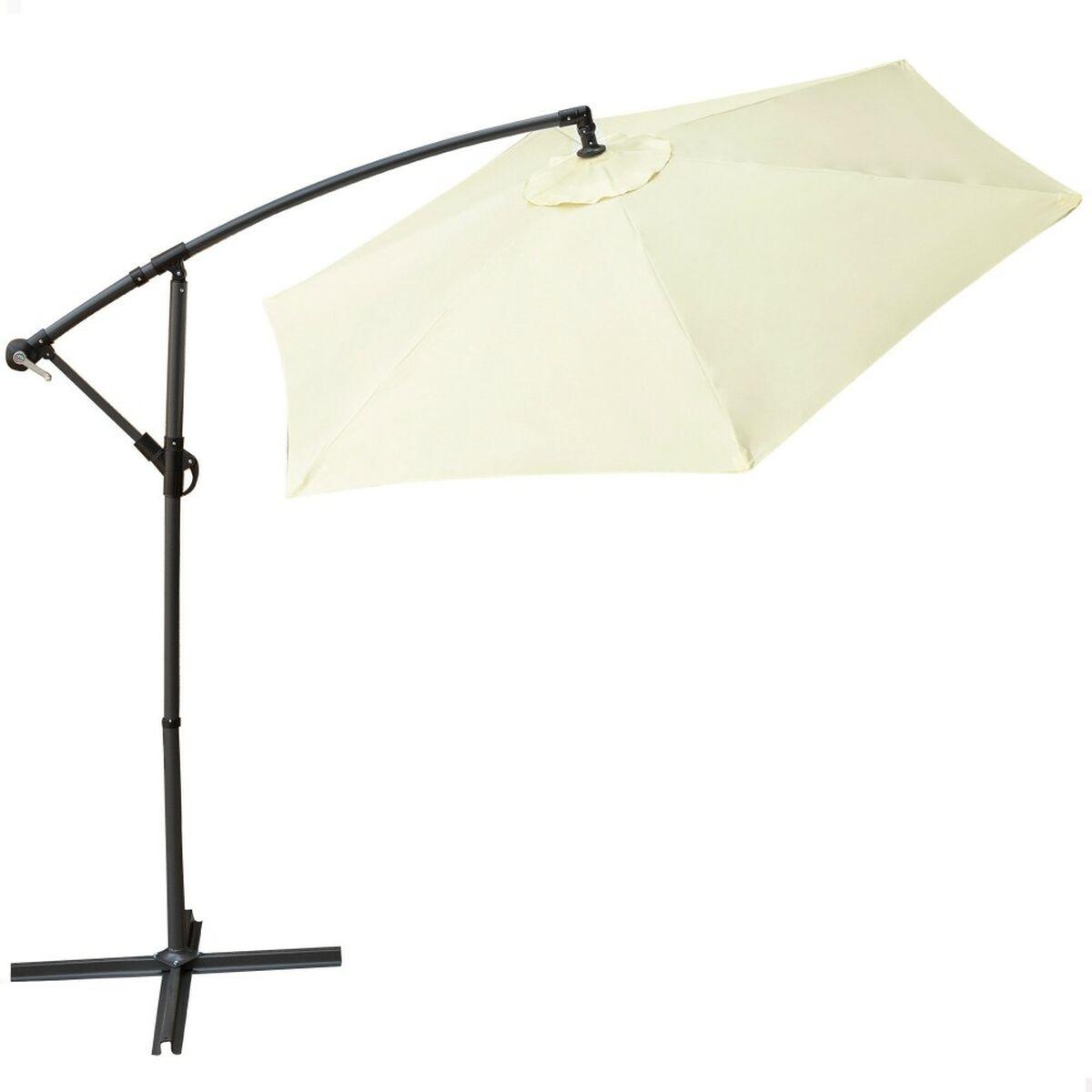 Parasol Aktive Banana 270 268 270 270 Aluminium Flødefarvet