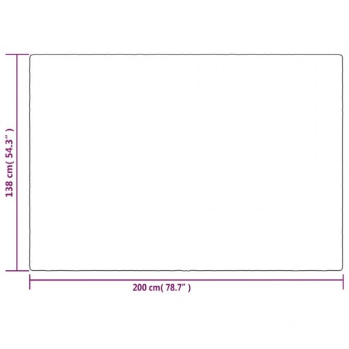 Tyngdetæppe med aftageligt betræk 138×200 cm - 10 kg, grå