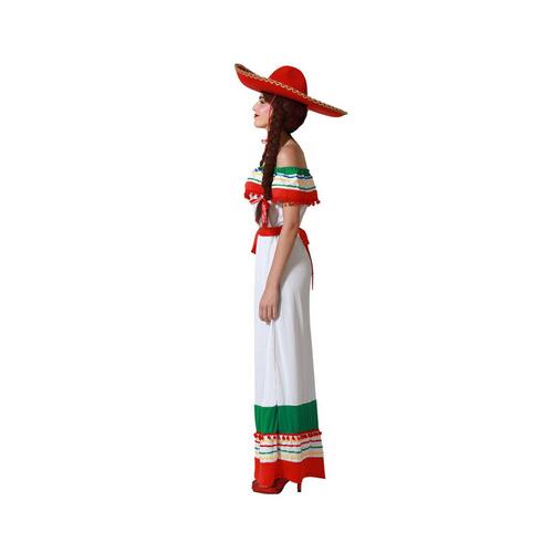 Kostume til voksne Multifarvet Mexicansk dame XS/S