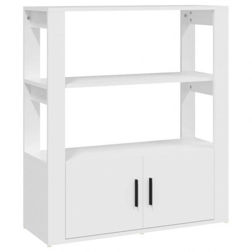 Skænk i konstrueret træ 80 x 30 x 90 cm - hvid