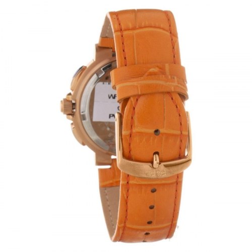Dameur wf13r002sen - orange læder, Ø 40 mm